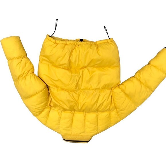 ZARA Puffer Jacket Large Yellow - Picture 4 of 11